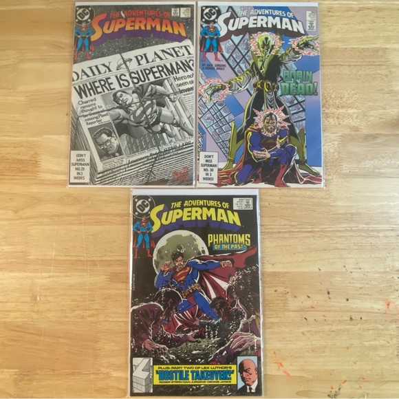 1990s DC COMICS THE ADVENTURES OF SUPERMAN - Picture 2 of 4